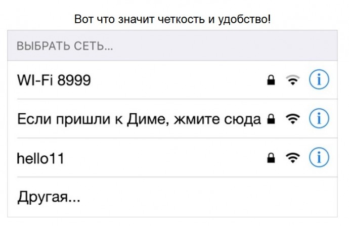 Забавные названия вай-фай сетей