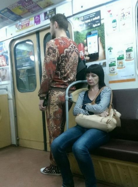 Странные и необычные пассажиры в метро
