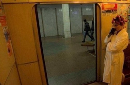 Странные и необычные пассажиры в метро