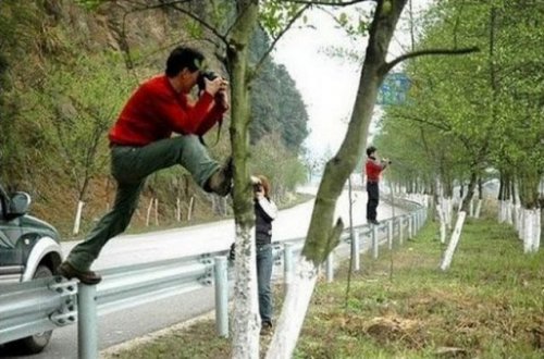 Смешные фотографы за работой