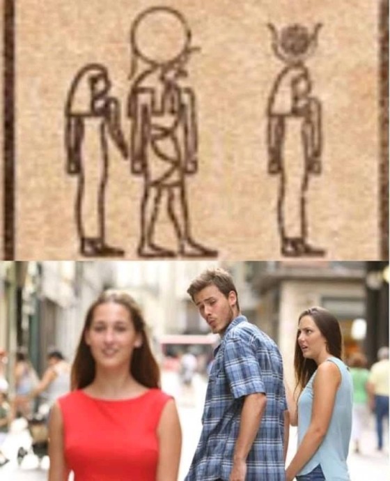Древние египтяне создали мемы
