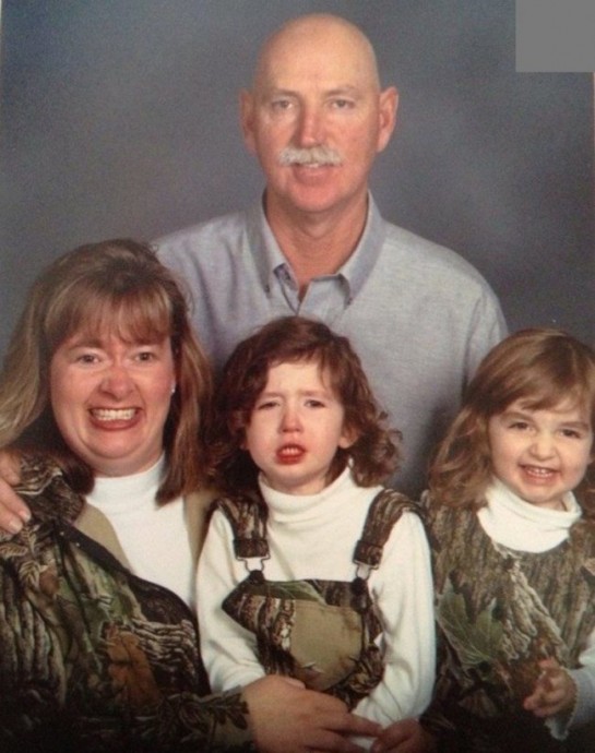 Семейные снимки, пробивающие на смех