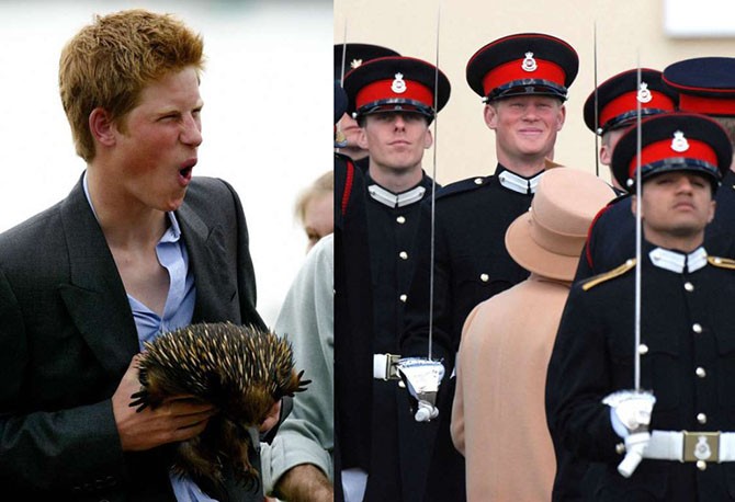 Забавные фотографии членов королевской семьи.