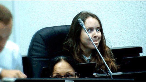 На фото Kati Reitsak, прокурор по особо важным делам Эстонии во время процесса. На фото Kati Reitsak, прокурор по особо важным делам Эстонии во время процесса.