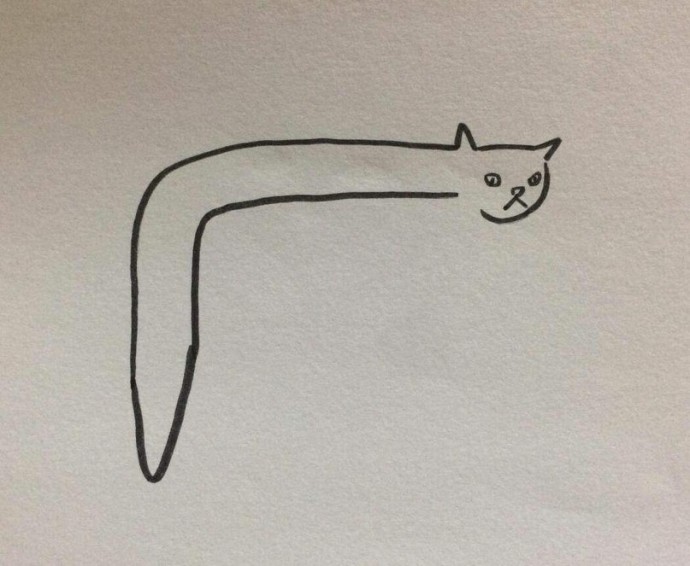 Учитель говорит, я не умею рисовать котиков