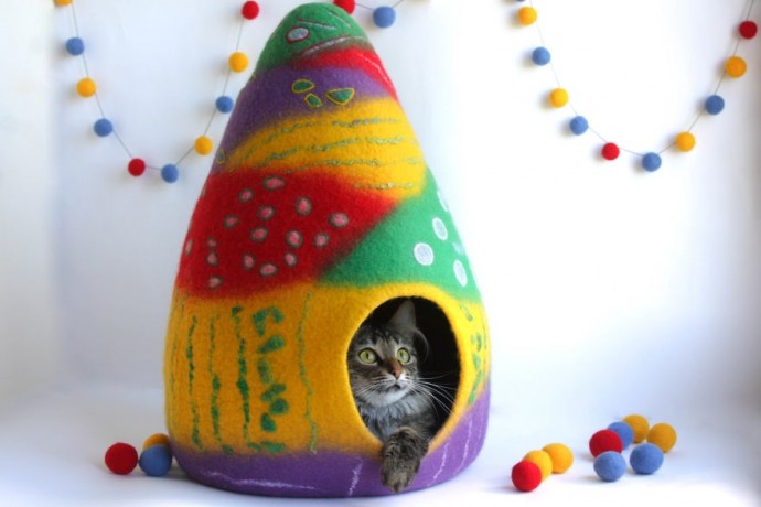 Креативные домики для котиков
