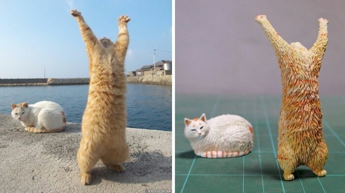 Художник Meetissai создает скульптуры животных из популярных мемов