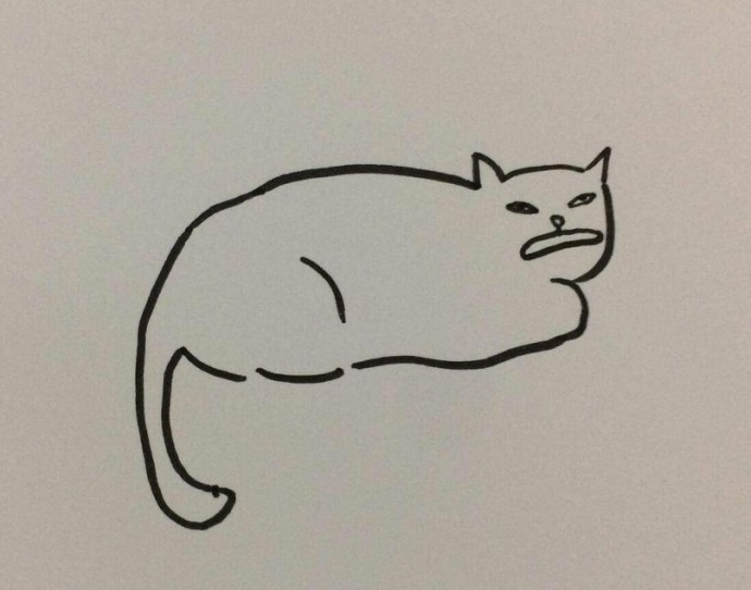 Учитель говорит, я не умею рисовать котиков