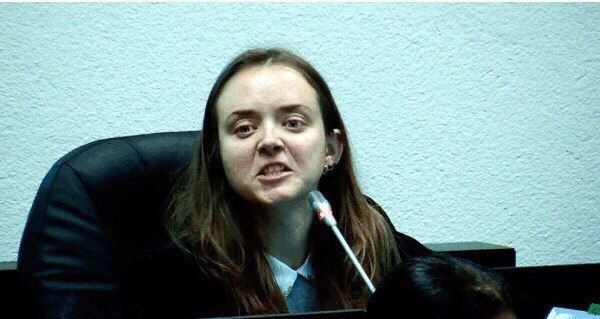 На фото Kati Reitsak, прокурор по особо важным делам Эстонии во время процесса. На фото Kati Reitsak, прокурор по особо важным делам Эстонии во время процесса.